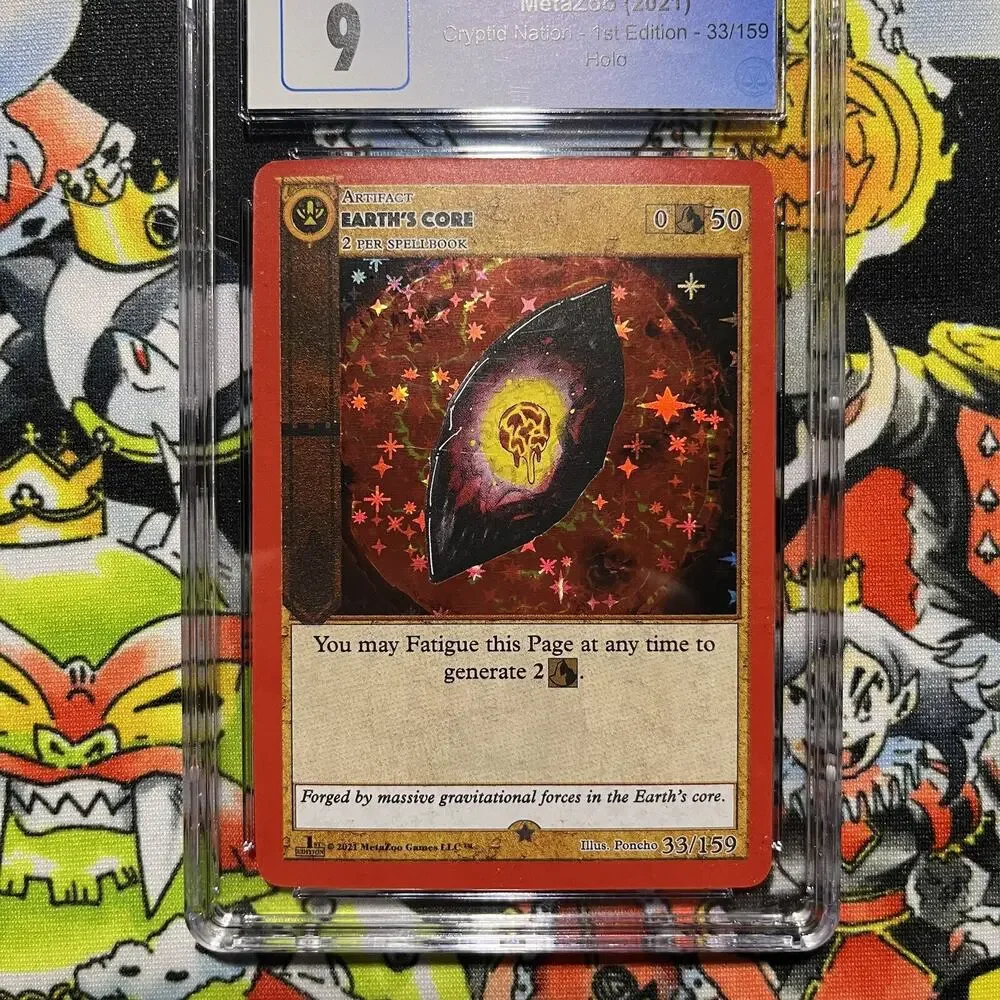 Metazoo Earth’s Core Mint 9 CGC Full Holo Cryptid Nation 1st Edition